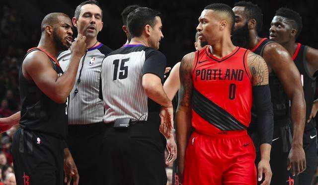  哈登40分对飙利拉德，快船加时险胜开拓者  